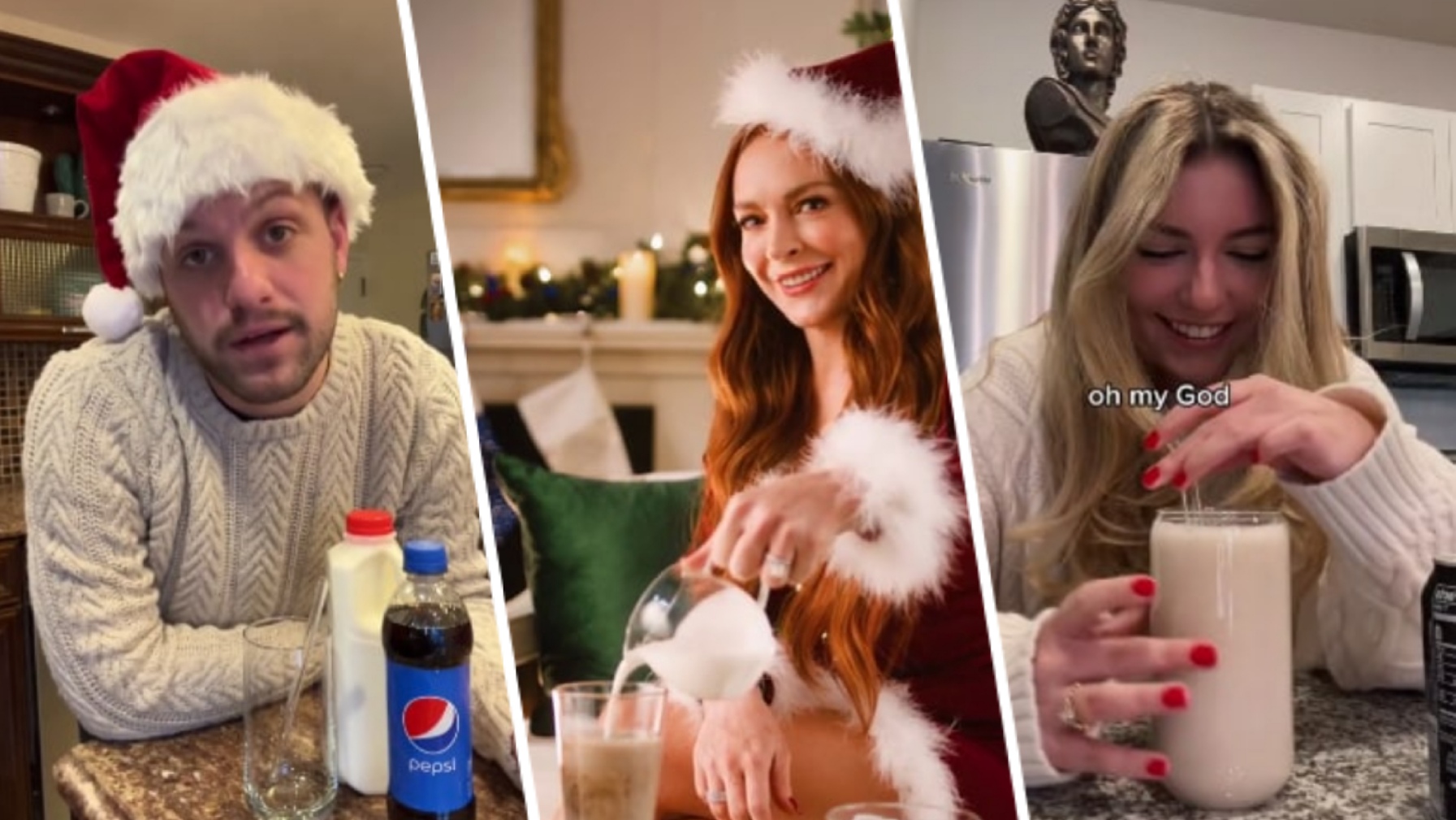 Что такое пилк из рекламы с Линдси Лохан. Блогеры смешивают Pepsi и молоко, повторяя за актрисой